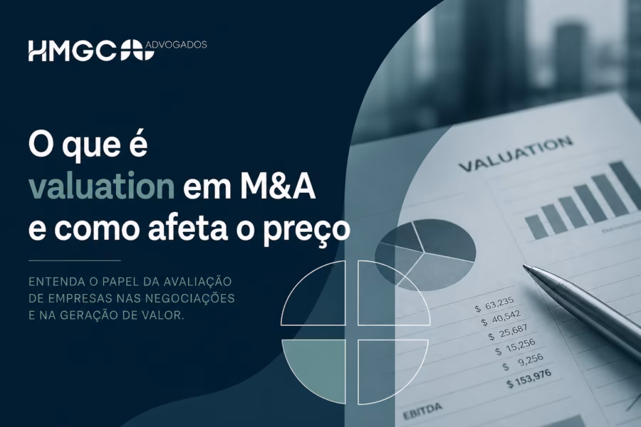 Tabela comparativa de valor, preço e custo em operações de M&A, mostrando definição, origem e quem define cada conceito