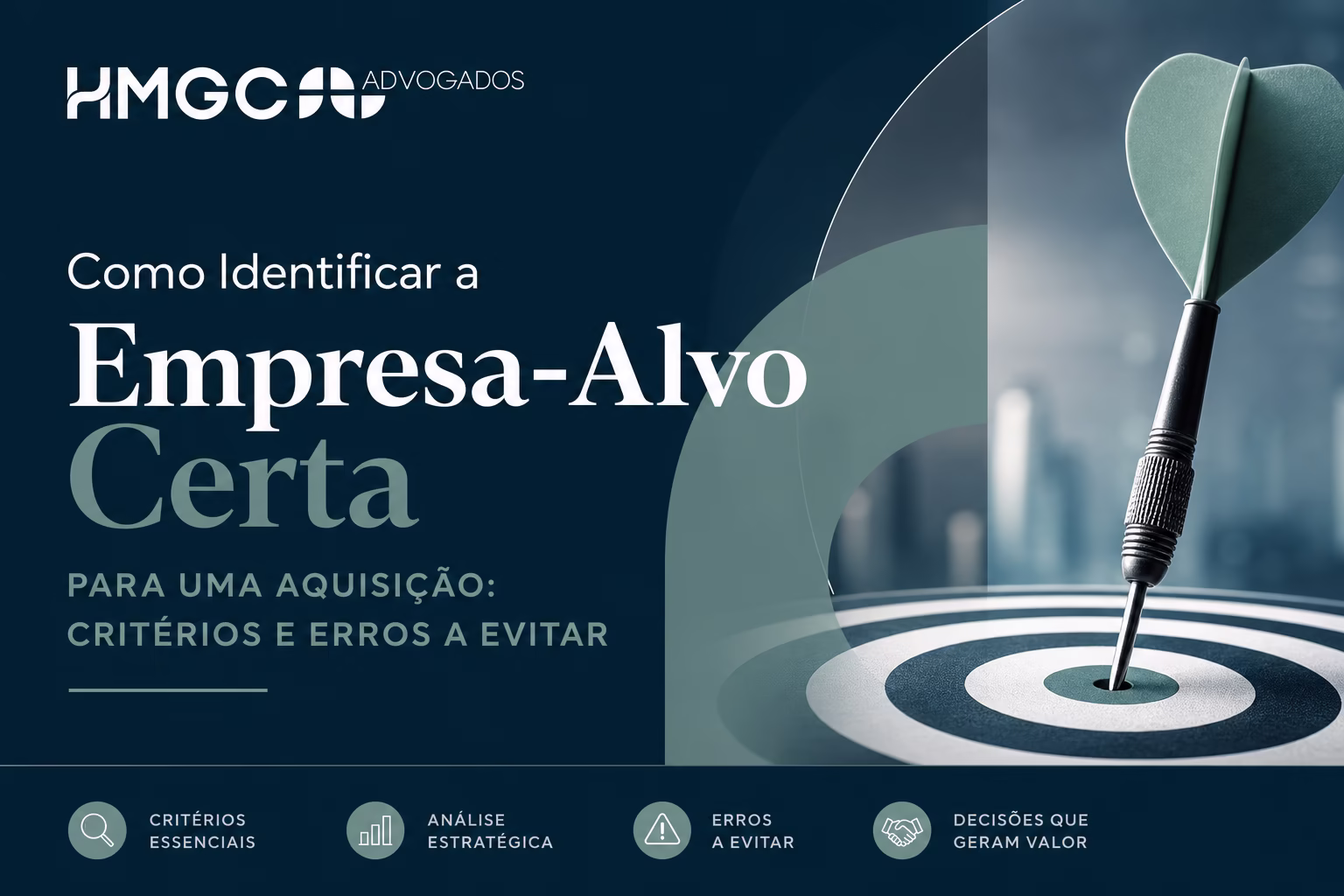 Executivos analisando uma matriz de scoring de empresas-alvo para aquisição em reunião de M&A